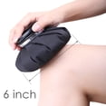 thumbnail image 5 of Ueasy Face Elbow Knee Ice Pack for Injuries, Refillable Ice Bag for Pain Relief Cold Compress Therapy for Swelling Bruises Surgery Wisdom Teeth Breastfeeding Headaches 3-Pack 6" 9" 11" - Black, 5 of 5