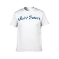 thumbnail image 6 of Saint Peter's Peacocks T-Shirts for Men, Casual Crew Neck Tee Shirts, Unisex Short Sleeve Tops, S-3XL, 6 of 8