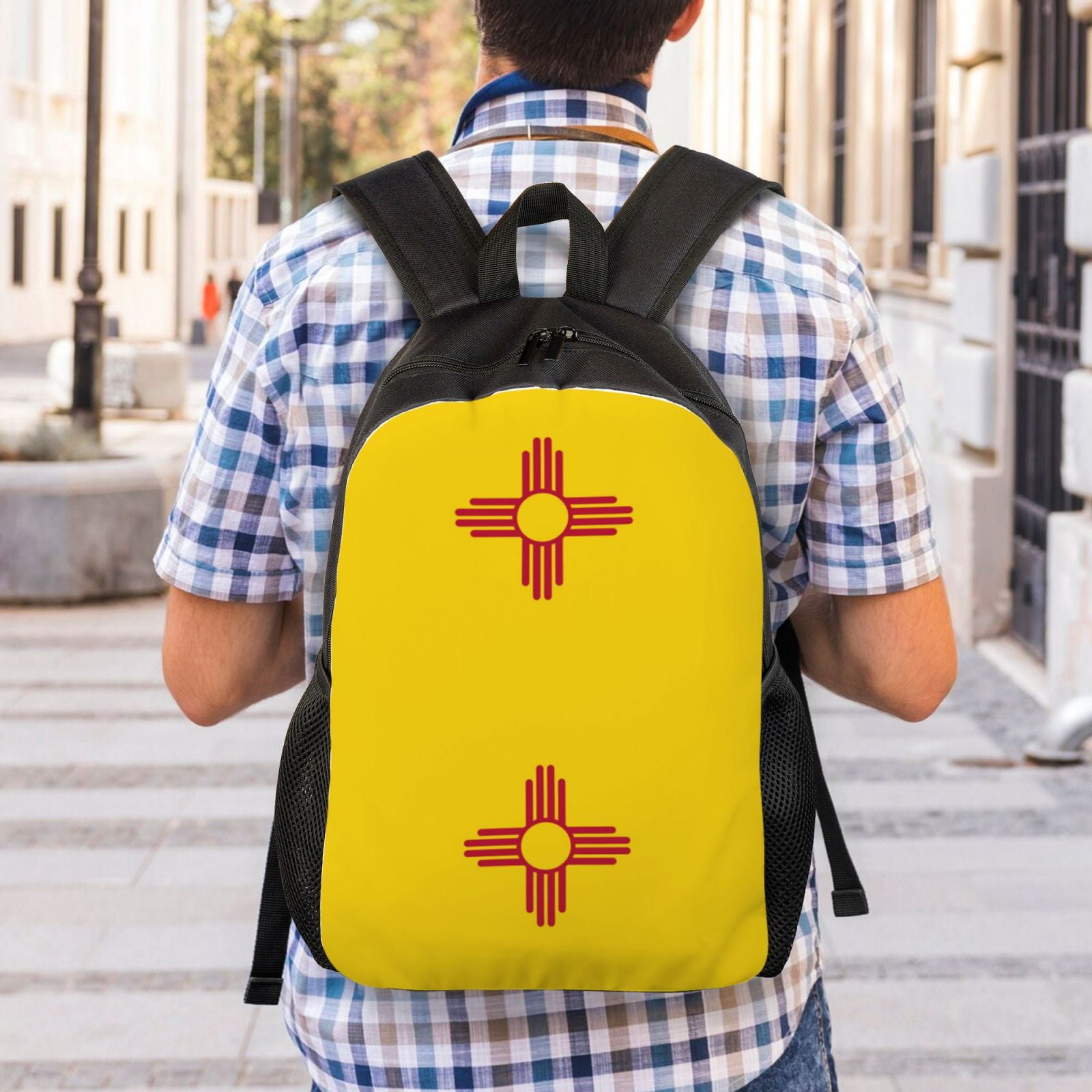Women Men New Mexico Backpack Lightweight Rucksack Casual Daypack For Laptop Trave