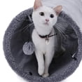 thumbnail image 2 of Cat Tunnel Suede Foldable Raschel Tunnel for Cats, Puppies, Diameter: 30 Cm, Length: 67 Cm, 2 of 6