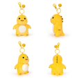 thumbnail image 3 of Milk Dragon Keychain, 3 of 3