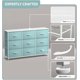 thumbnail image 4 of LLisha Kids Dresser with 9 Drawers - Storage Unit Organizer Chest for Clothes - Bedroom, Kids Room, Nursery, & Closet, 4 of 12