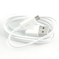 thumbnail image 2 of (4Ft/1.2M) Samsung Micro USB Fast Charging Data Cable for Samsung Galaxy S6 S7 Edge Plus / S3 S4 / Note 2, White, 2 of 2