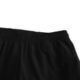 thumbnail image 3 of Lovskoo Athletic Shorts for Men Casual Solid Color Elastic Waist Casual Sports Fitness Shorts Black, 3 of 8