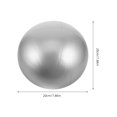 thumbnail image 2 of AURARMLET 1Set Silver Stability Ball for Balance Training Travel Use 9.8In, 2 of 7