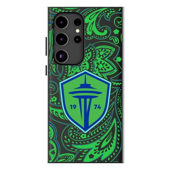 Keyscaper Black Seattle Sounders FC Galaxy Magnetic Bump Case