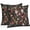 Black, variant on Throw Pillow Covers 26x26 Inch Set of 2, Watercolor Flowers Waterproof Outdoor Pillow Covers, Farmhouse Floral Vintage Black Decorative Cushion Pillowcases for Couch, Sofa, Bed, Garden, Patio