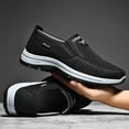 thumbnail image 5 of CANEMON Men's Slip-on Mesh Walking Shoes, Breathable Comfortable Casual Outdoor Hiking Sneakers, 5 of 6