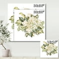 thumbnail image 4 of Designart ' Beautiful Bouquet With Roses and Hudrangea ' Farmhouse Canvas Wall Art Print, 4 of 4