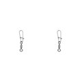 thumbnail image 4 of Sonducket Paquete de 10 pines de conector de pesca de acero inoxidable, anzuelo portátil a presión, juego de anzuelos, accesorio profesional para Type2 NO2 Sonducket CBP493767, 4 of 6
