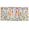 thumbnail image 7 of Yayeee Kitchen Curtains Tier Set of 2 Light Filtering 57"x36" Over Sink Window Panels, Cute Vegetables, 7 of 7