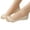 47# White, variant on Women Peep Toe Liner Socks No Show with Nonslip Heel Grip Black