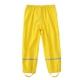 thumbnail image 2 of MKHSQHDG Kids Rain Pants Waterproof Girls Reflective Water Proof Lightweight Rainwear 2-3 Years, 2 of 8