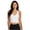 White, variant on RBX Active Women's Ultra Soft Active Cropped Bra Tank Top With Shelf Bra