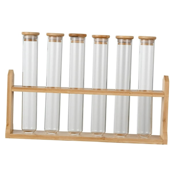 Coffee Beans Cellar Tubes Dosing Glass Vials with Lids Coffee Bean Vaults  Coffee Straight Base