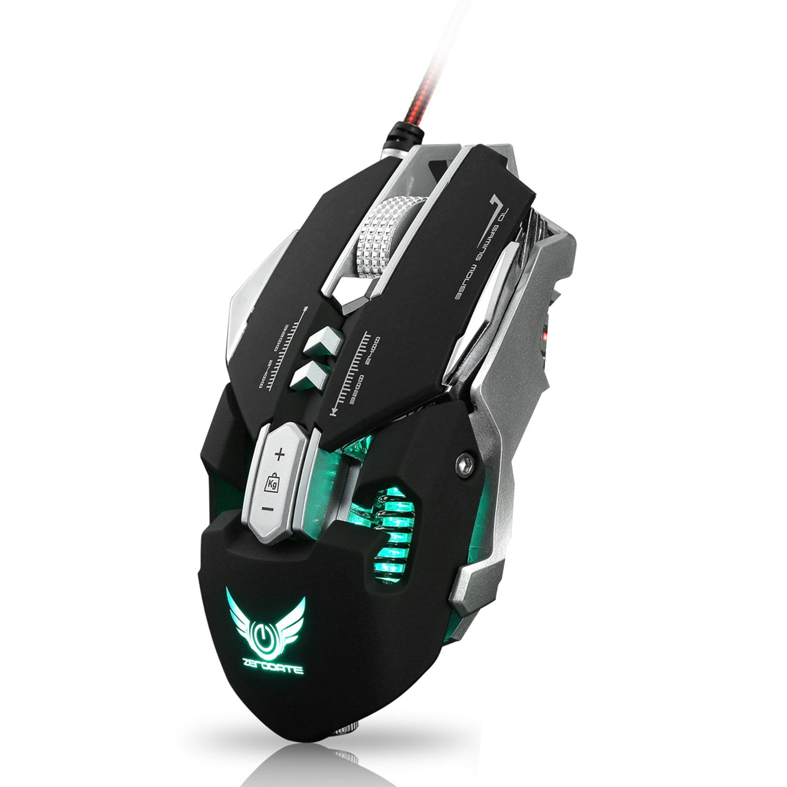 4000DPI Mechanical Wired Gaming Mouse LED Professional 7 Button LED Optical Mice