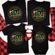 thumbnail image 1 of Camiseta familiar 2024 Conjuntos familiares a juego para Navidad Conjunto festivo Mamá Papá Niños Bebé Camisetas a juego Mono, 1 of 5
