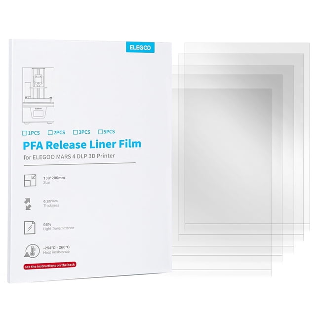 Lance Liner Film ELEGOO PFA para la impresora 3D Mars 4 DLP