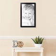 thumbnail image 3 of ArtToFrames 14" x 24" Satin Black Double Step Lip Picture Frame, 14x24 inch Black Wood Poster Frame (WOM-1418), 3 of 7