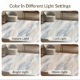 thumbnail image 7 of ODIKA 2'x3' Ultra-Soft Accent Mat, Boho Wave Minimalist Brushed Motif Sage That Couch Costal Abstract Flowing None Washable, Bare feet friendly, Easy Care Indoor rug for Bedside, Footrest, 7 of 7