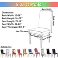 thumbnail image 3 of KBOOK Stretch Dining Chair Covers Bohemian Chair Covers for Dining Room Party Wedding Banquet (2PCs), 3 of 5