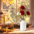 thumbnail image 3 of Artificial Chrysanthemums Silk Fall Flower, Fake Flowers Ball Flower Bouquet for Autumn Wedding Table Centerpieces Vase Floral Arrangement Front Porch Thanksgiving Cemetery Indoor Outdoor Decor, 3 of 5
