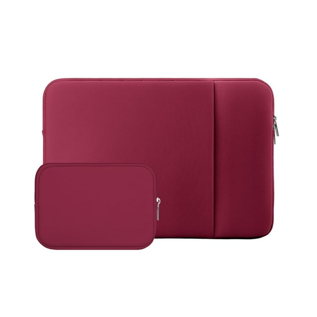 CUITING Housse de Protection pour Ordinateur Portable 14 Pouces Doublure Douce et Moelleuse Sac de Transport avec Poche avant et Pochette pour Accessoires Compatible avec Notebook 14” Chromebook (Gris Amélioré)