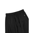 thumbnail image 4 of Men's  Trousers Elastic Waist Drawstring Straight Leg Loose Fit Full Length Pants with Pockets, 4 of 5