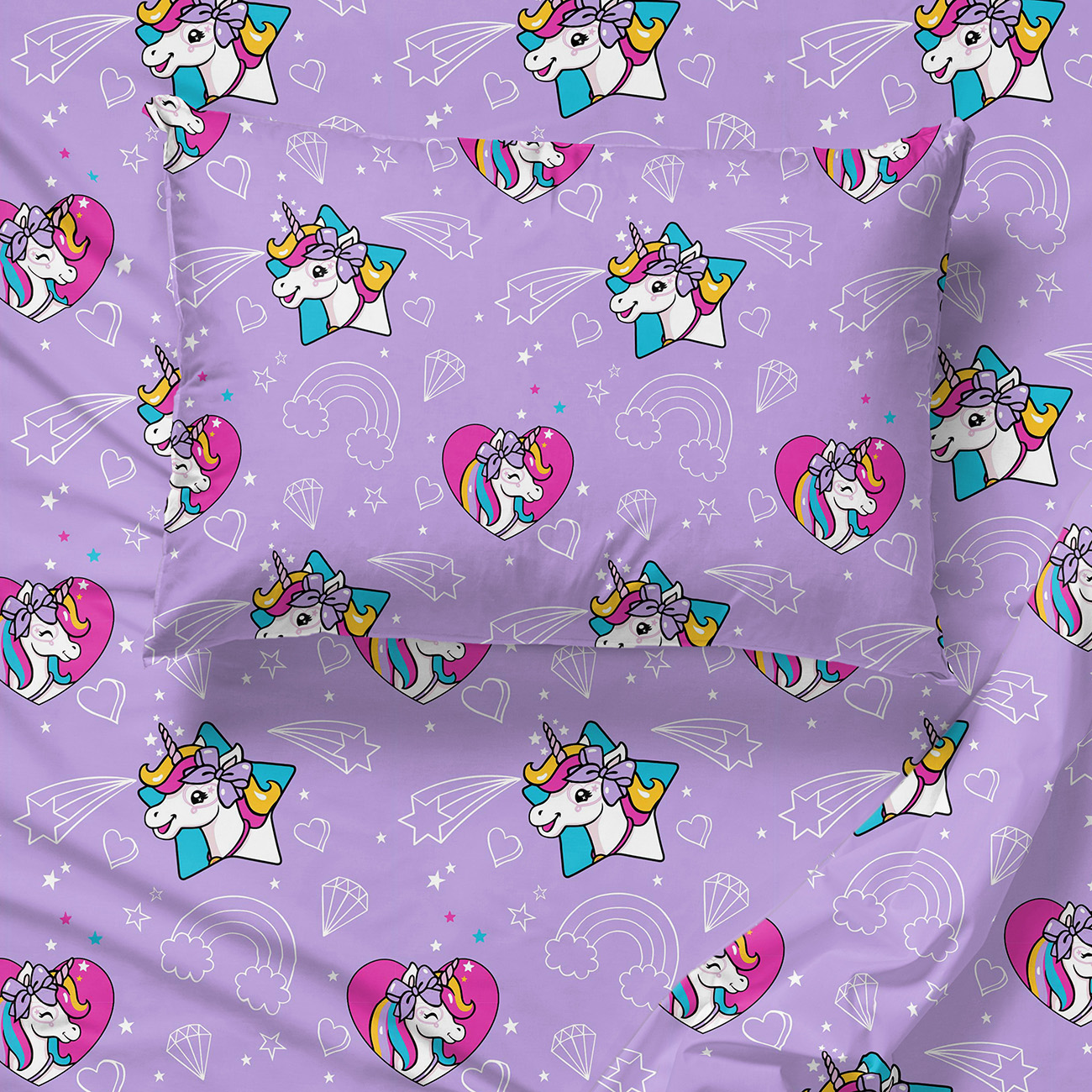 JoJo Siwa Rainbows and Donuts Twin Bed-in-a-Bag