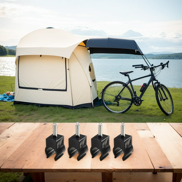 4Pcs Camping Wagon Cart Table Board Buckle Attachments Trolley Desktop Buckle Style B Shenzhuyue