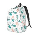 thumbnail image 2 of Daiia Turtles And Seahorses Vintage Canvas Backpack for Men and Women ,Hiking Backpack,Travel Laptop Bag for School,Large Capacity Backpack, 2 of 8
