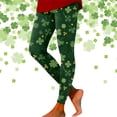 thumbnail image 1 of MKLEKYY Leggings deportivos push up para mujer, leggings estampados del Día de San Patricio, pantalones de yoga atléticos para entrenamiento y fitness 3897, 1 of 3