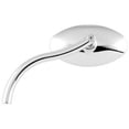 thumbnail image 2 of Aluminum/Chrome Bikemaster Old School Visor Mirror, 2 of 2