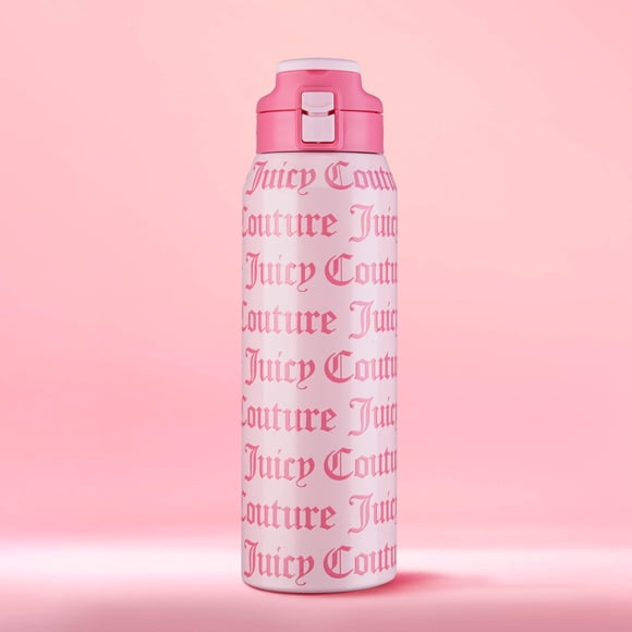 Vaso Térmico Juicy Couture Glam Getaway 946 ml con Tapa Abatible Rosa