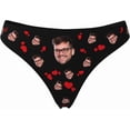 thumbnail image 5 of Custom Thongs for Women with Face Personalized Thong Womens Funny Underwear Design Faces Custom Underwear for Gift, 5 of 6