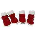 thumbnail image 2 of 4pcs/Set slip Small Pet Dog Cats Booties s Shoes Winter Apparel Outfits Christmas Supplies, 2 of 8
