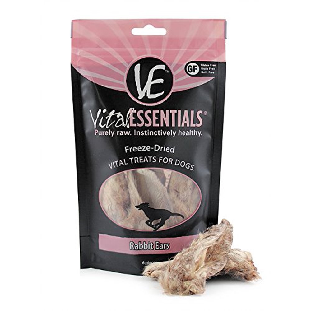 Vital Essentials FreezeDried Rabbit Ears Grain Free Limited Ingredient