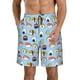 thumbnail image 1 of Balery Kawaii Sushi (2) Traje de Baño Estilo Hawaiano para Hombre, Shorts de Secado Rápido con Bolsillos-Large, 1 of 6