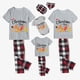 thumbnail image 1 of Pijamas familiares navideños a juego, conjuntos de pijamas grises para mascotas, Navidad en julio, 1 of 3
