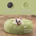 thumbnail image 3 of Cama para perros Bedsure Calming Donut, lavable para perros pequeños, color verde, 3 of 7