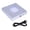 Silver, variant on LED Touch Sensitive Crystals Atmospheres Lamp Base Featuring Dimmable Light for Jewelry Display and Home Decoration