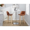 thumbnail image 2 of Toriano 30" Fixed-Height Bar Stool, Bar Chairs, Swivel Bar Stools, Bar Stools Set of 2, 2 of 6