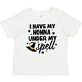 thumbnail image 3 of Inktastic I Have My Nonna Under My Spell with Cute Witch Hat Boys or Girls Baby T-Shirt, 3 of 5