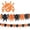 A005- Spider Pattern, variant on Halloween Bat Paper Garland, 3D Honeycomb Style, 1 Pack Pre-Assembled Banner, for Halloween Theme Party Haunted House Bar Home Indoor Outdoor Spooky Decorations