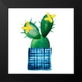 thumbnail image 2 of Northern Lights 12x12 Black Modern Framed Museum Art Print Titled - Colorful Cactus VIII, 2 of 5