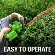 Greenworks 40V 24 Hedge Trimmer (1 Cutting Capacity), Battery Not Included HT40B02
