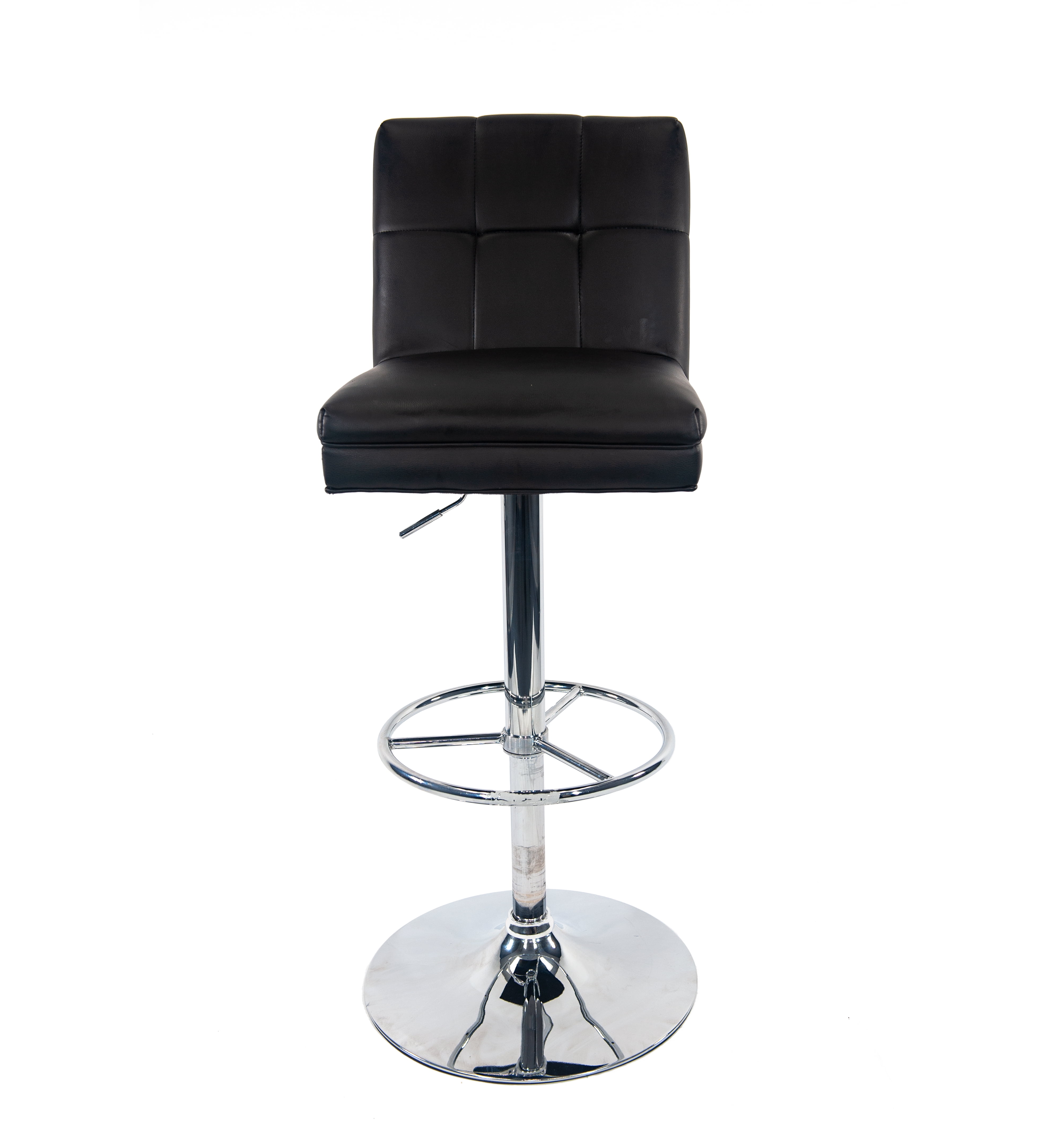 Boraam Sloan Adjustable Faux Leather Swivel Bar Stools Set of 2