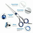 thumbnail image 3 of 6.5 Inch 28 Teeth Stainless Steel Barber Thinning and Texturizing Hair Shears, 3 of 9