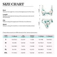 thumbnail image 6 of Wukai Turtles And Seahorses Women's Bikini Set Two Piece,wimsuit High Waisted V Neck Twist Front Adjustable Spaghetti Straps Bathing Suit-Medium, 6 of 7