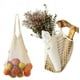thumbnail image 1 of Bolsa de compras de malla - Bolsa de compras de malla de algodón con asa - Bolsa de malla portátil, reutilizable y lavable - Frutas, verduras, comestibles y juguetes de playa, 1 of 5